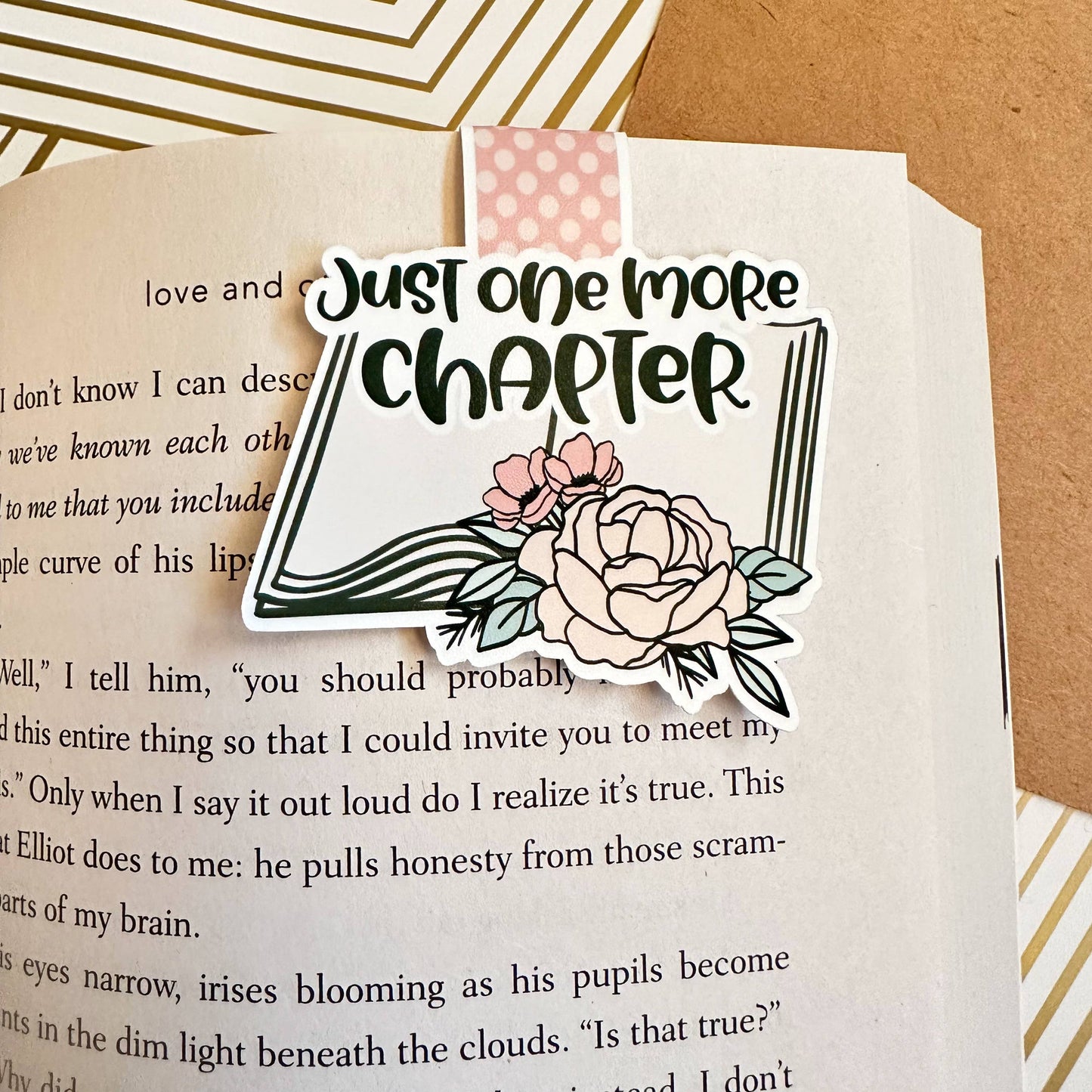 Magnetic Bookmark | Just One More Chapter