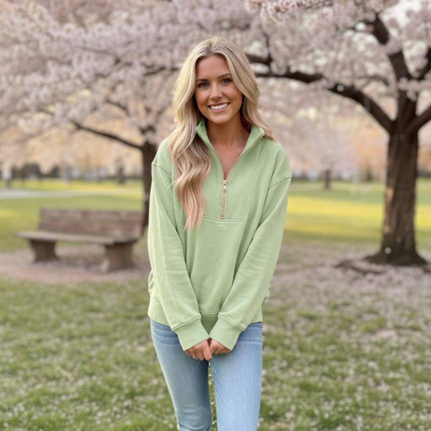 Half Zip Pullover Spring