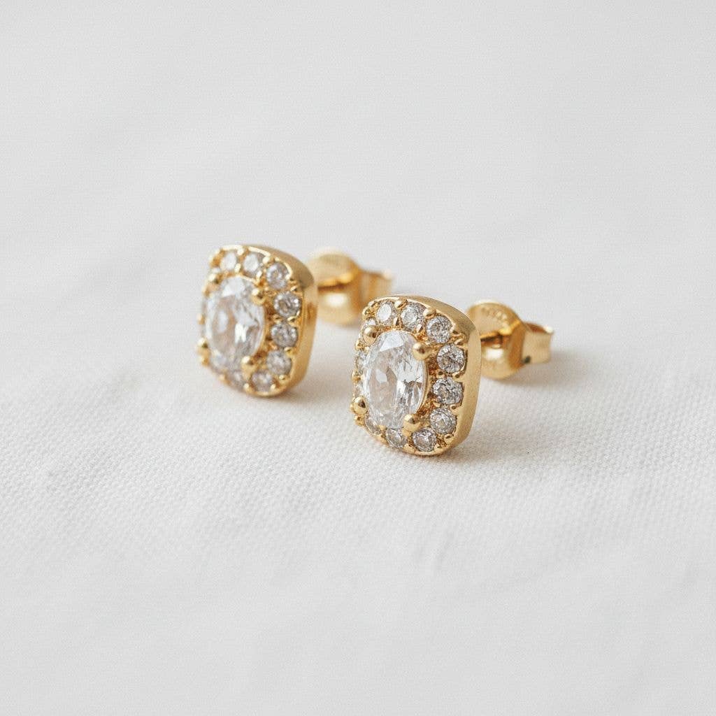 Tiny Sparkly Stud Earrings