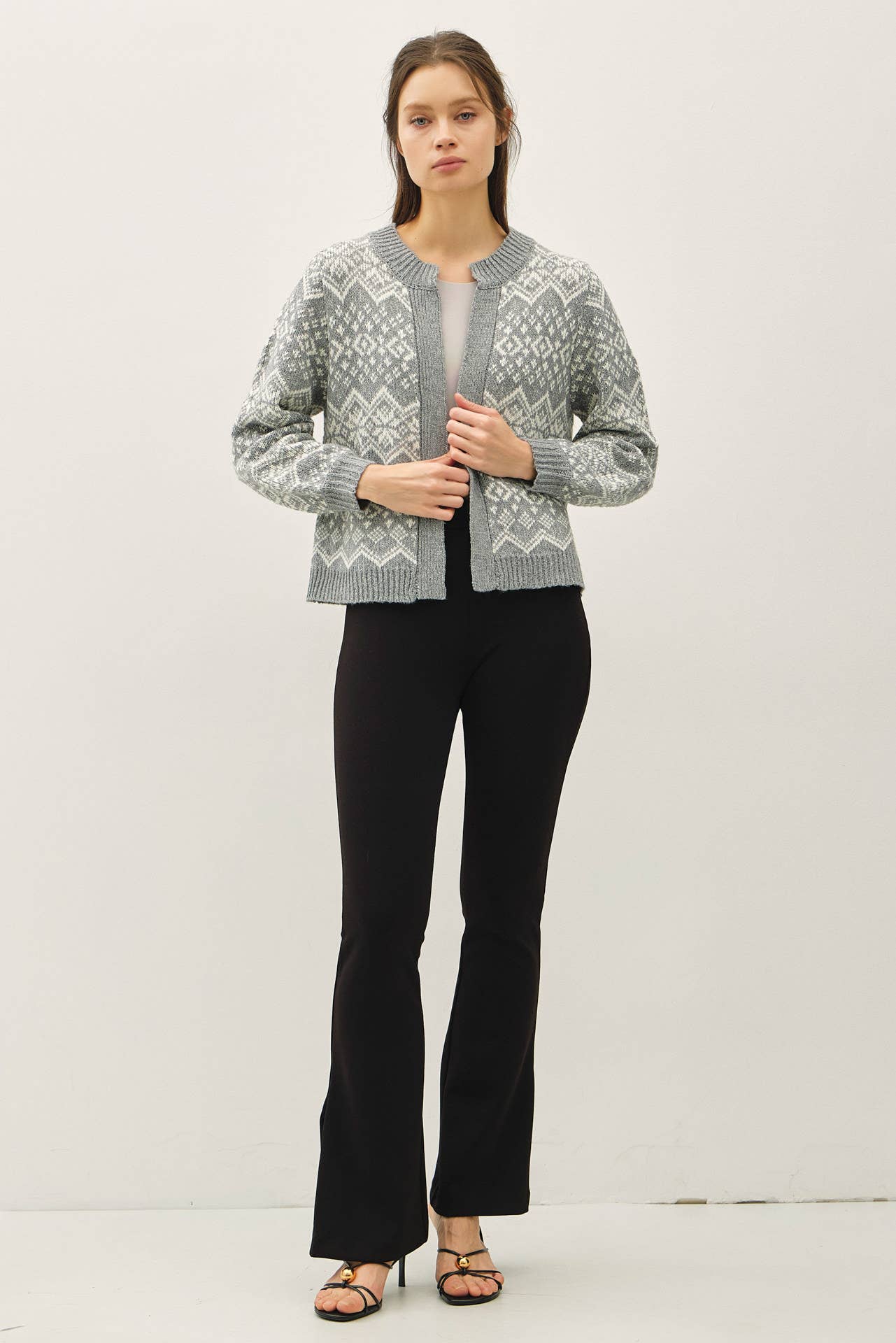 Faire Isle Open Cardigan