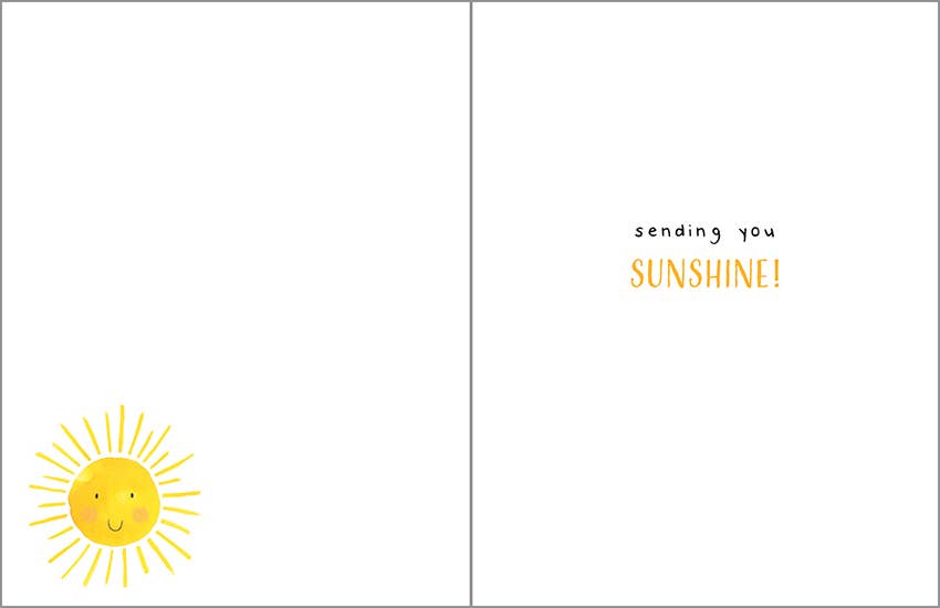 Thinking Of You Card | Smiling Sun