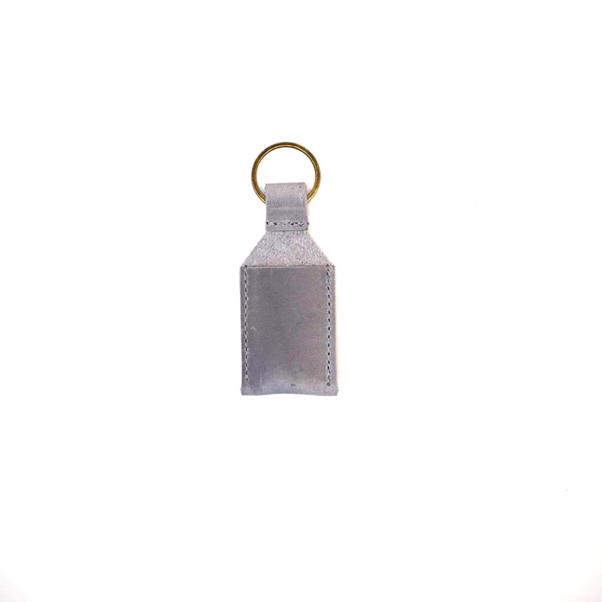 Leather Chapstick Keychain