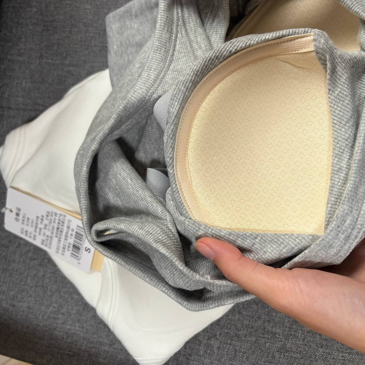 Rib Tank With Bra