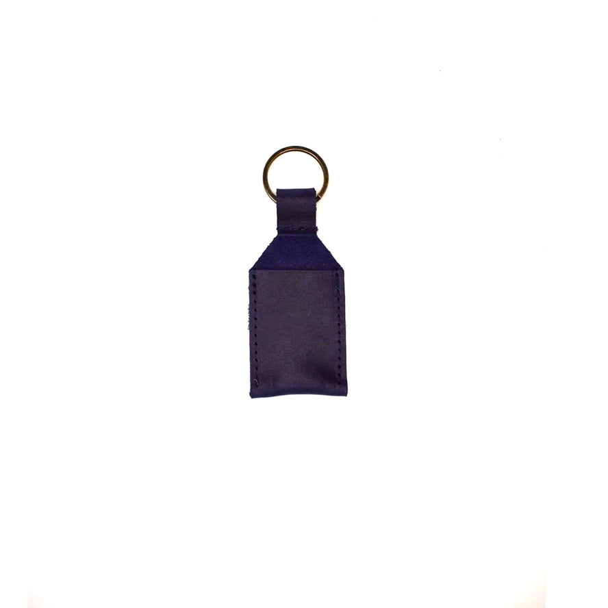Leather Chapstick Keychain