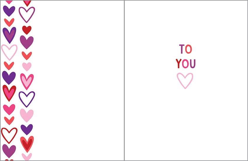 Valentine Card | Lots of Hearts