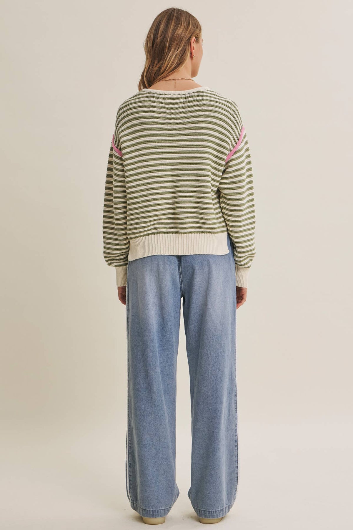 Striped Cotton Sweater