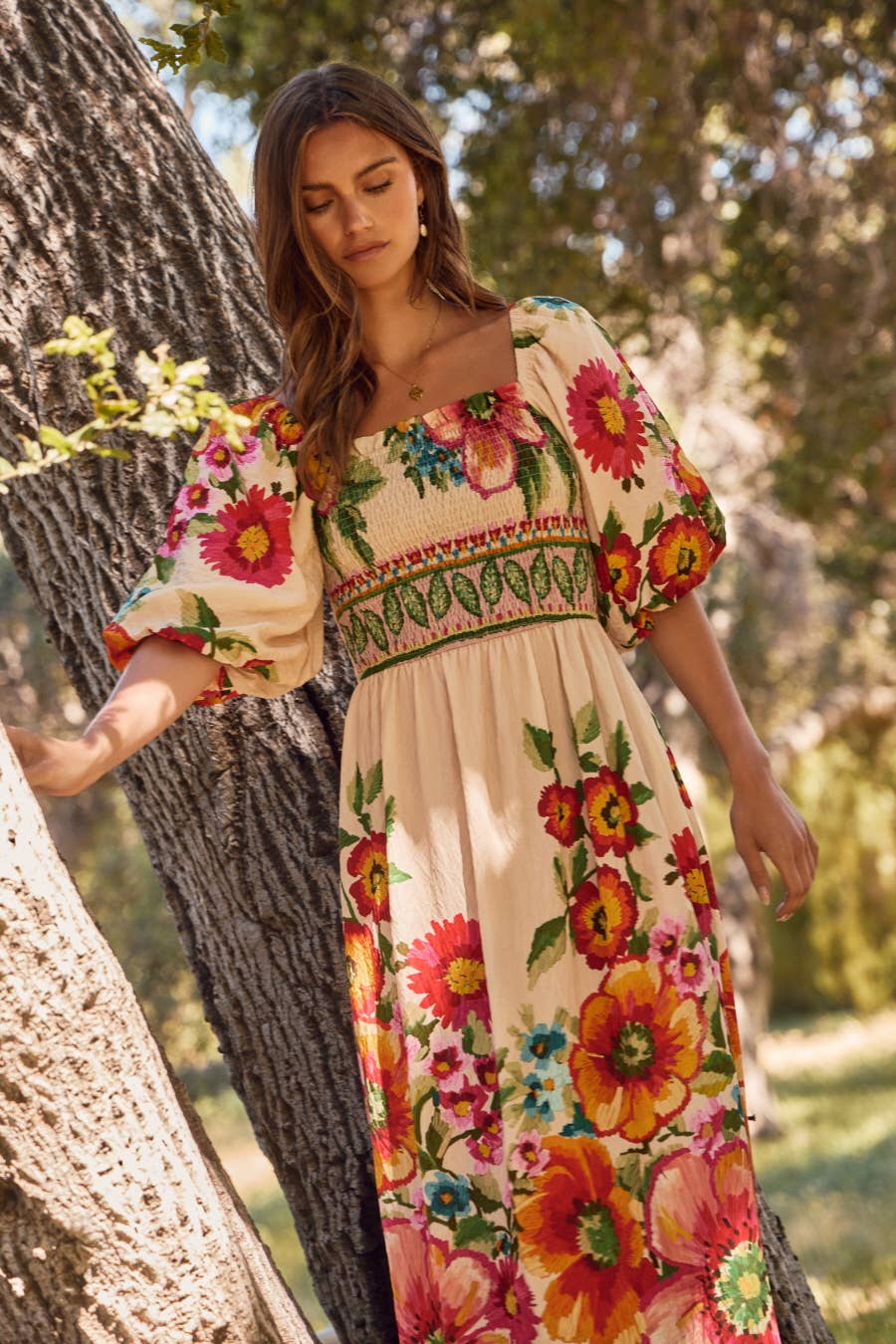 english maxi dress Hoda Long Dress