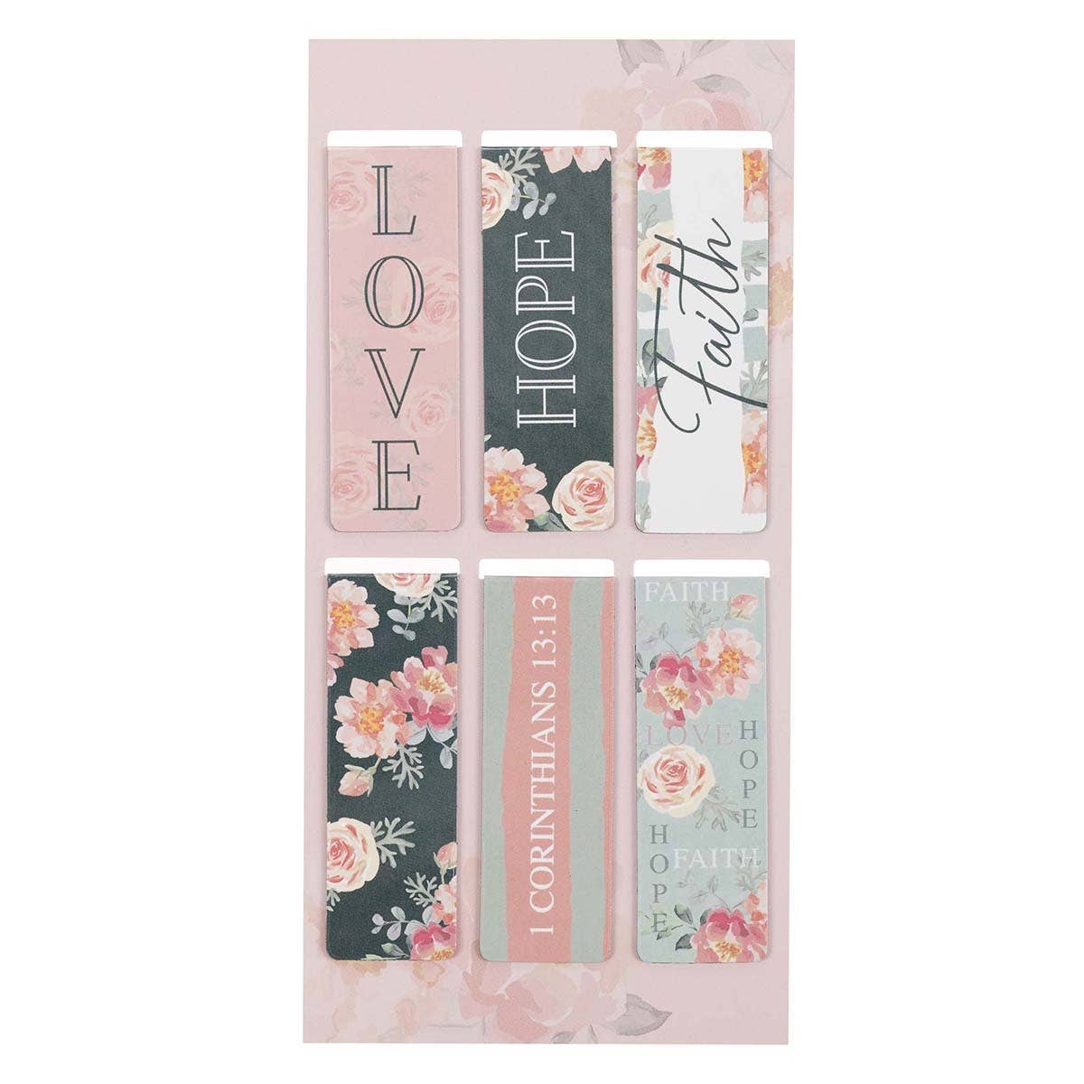 Magnetic Bookmarks | Faith, Hope, Love