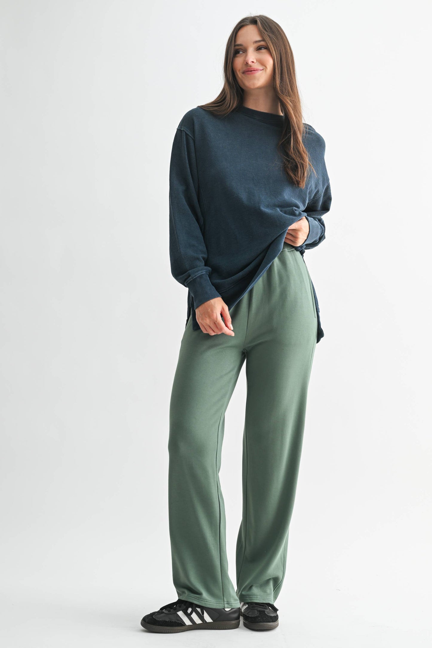 Highland Jacquard Boxy Long Sleeve