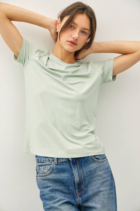 Bamboo Short Sleeve Tee | Spring Sage