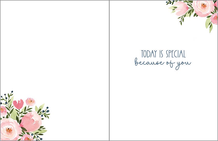 Birthday Card | Pink Roses