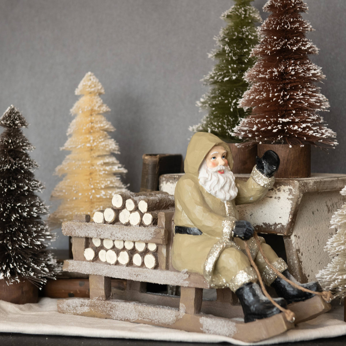 Sledding Santa