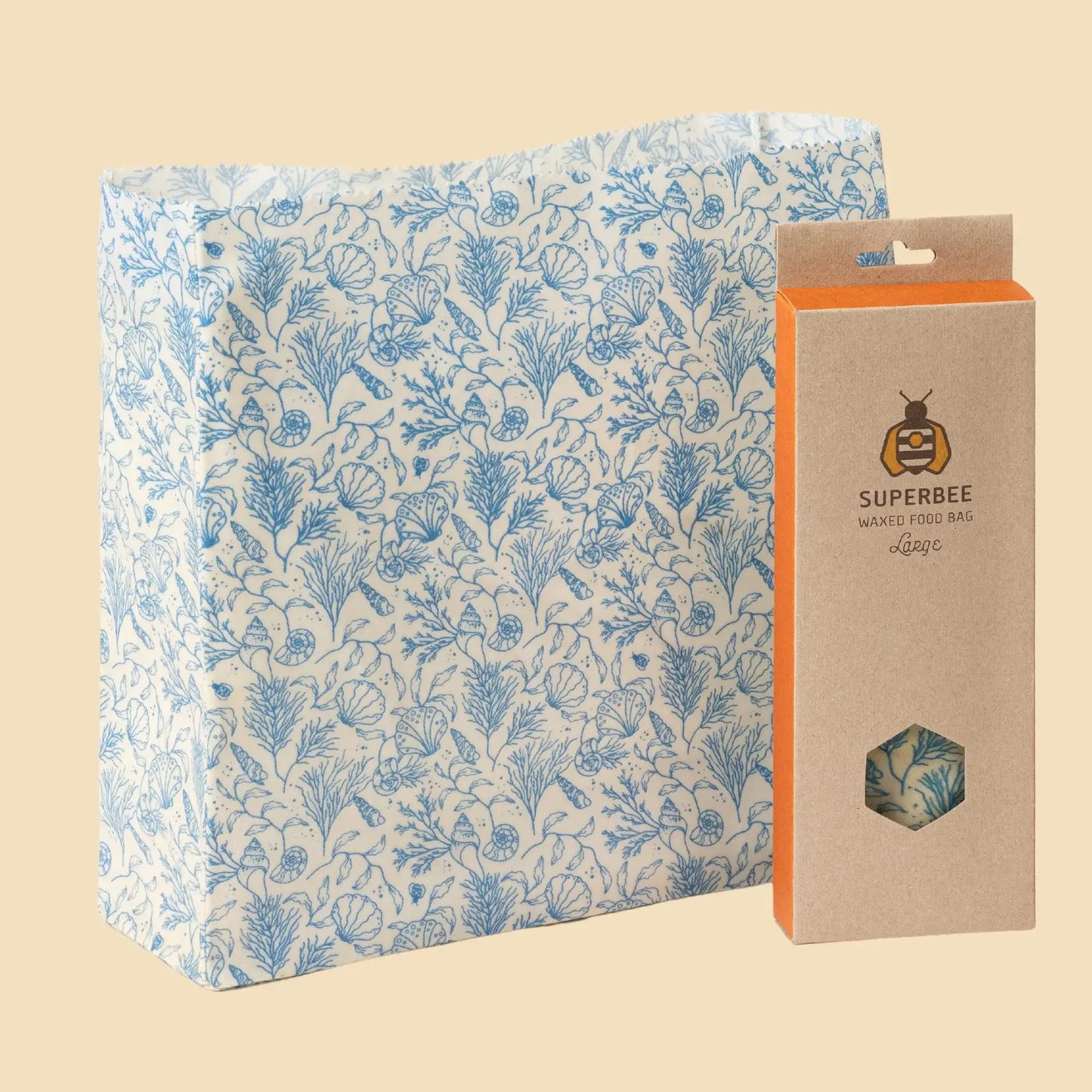 Reusable Beeswax Bread Bag | Large