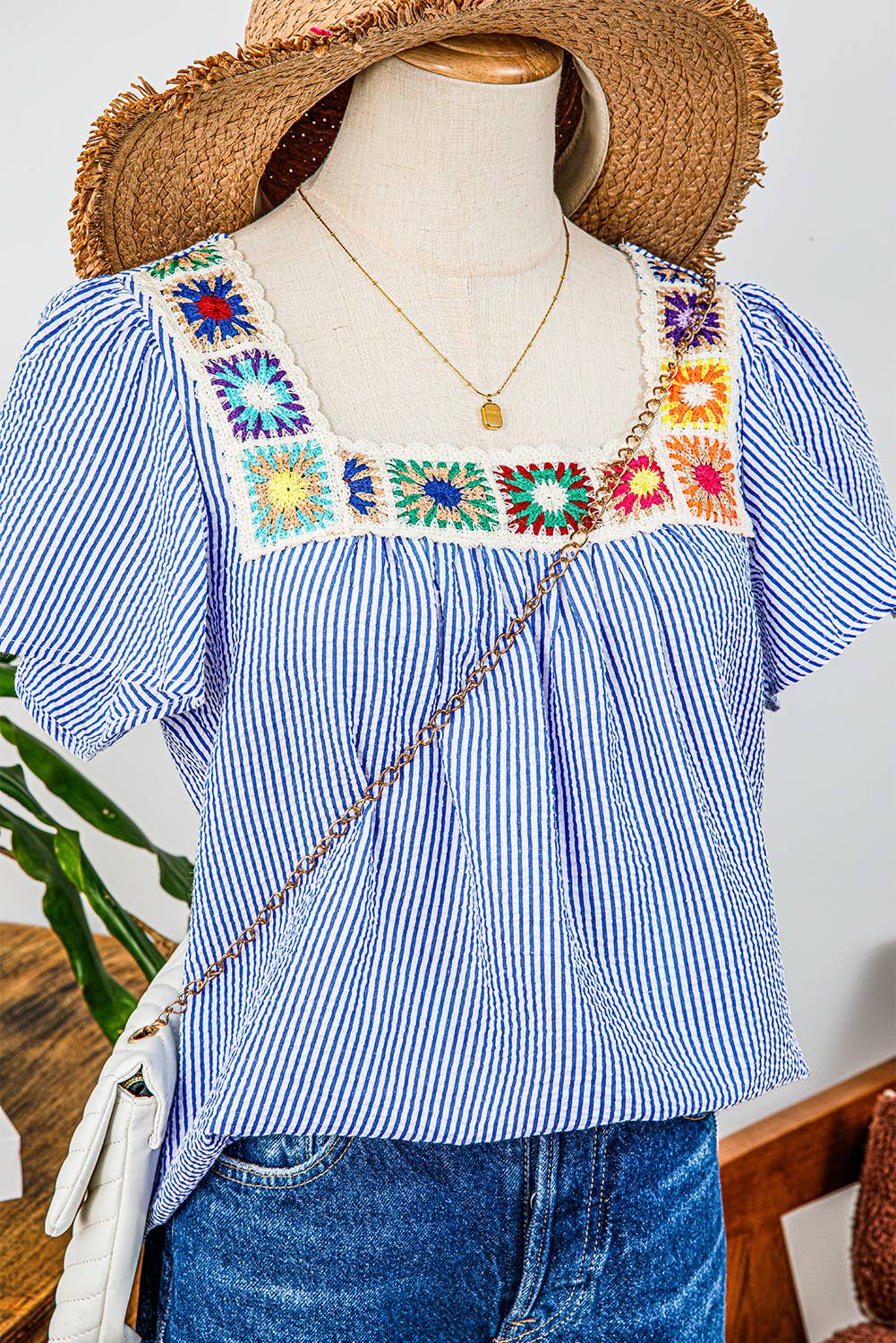 Striped Boho Blouse