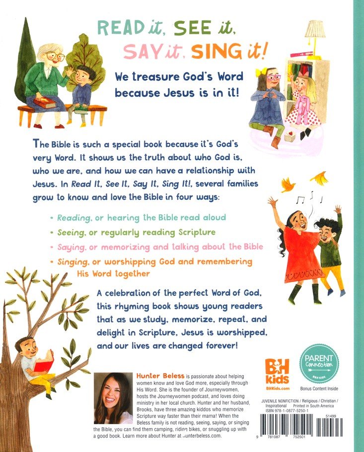 Read It, See It, Say It, Sing It! | Hunter Beless