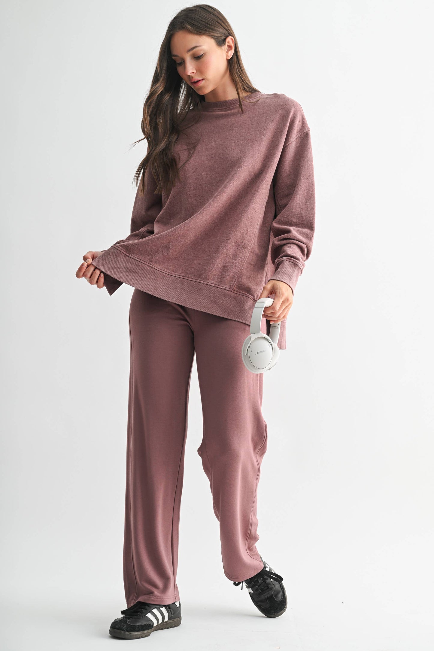 Highland Jacquard Boxy Long Sleeve