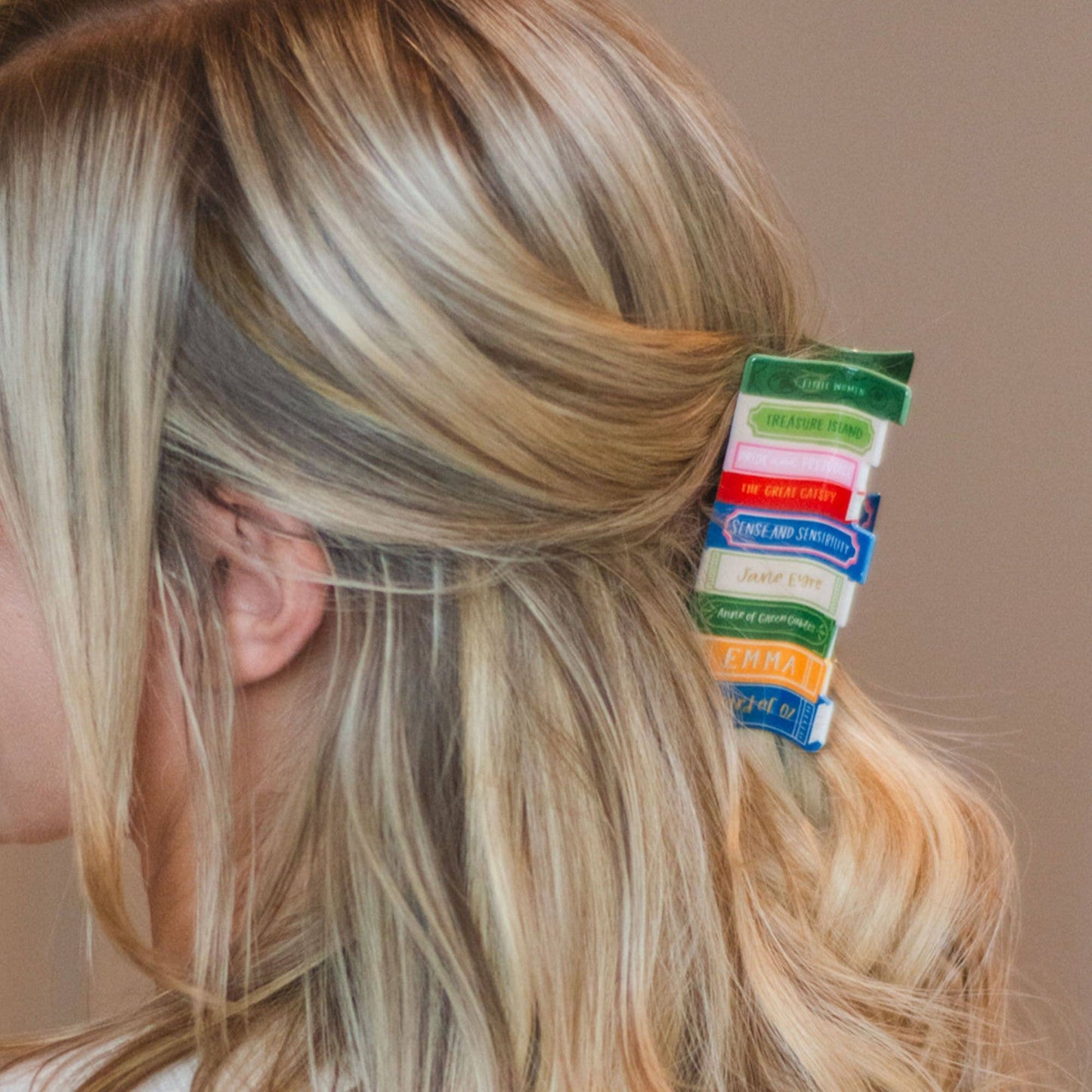 Classic Books Hair Clip