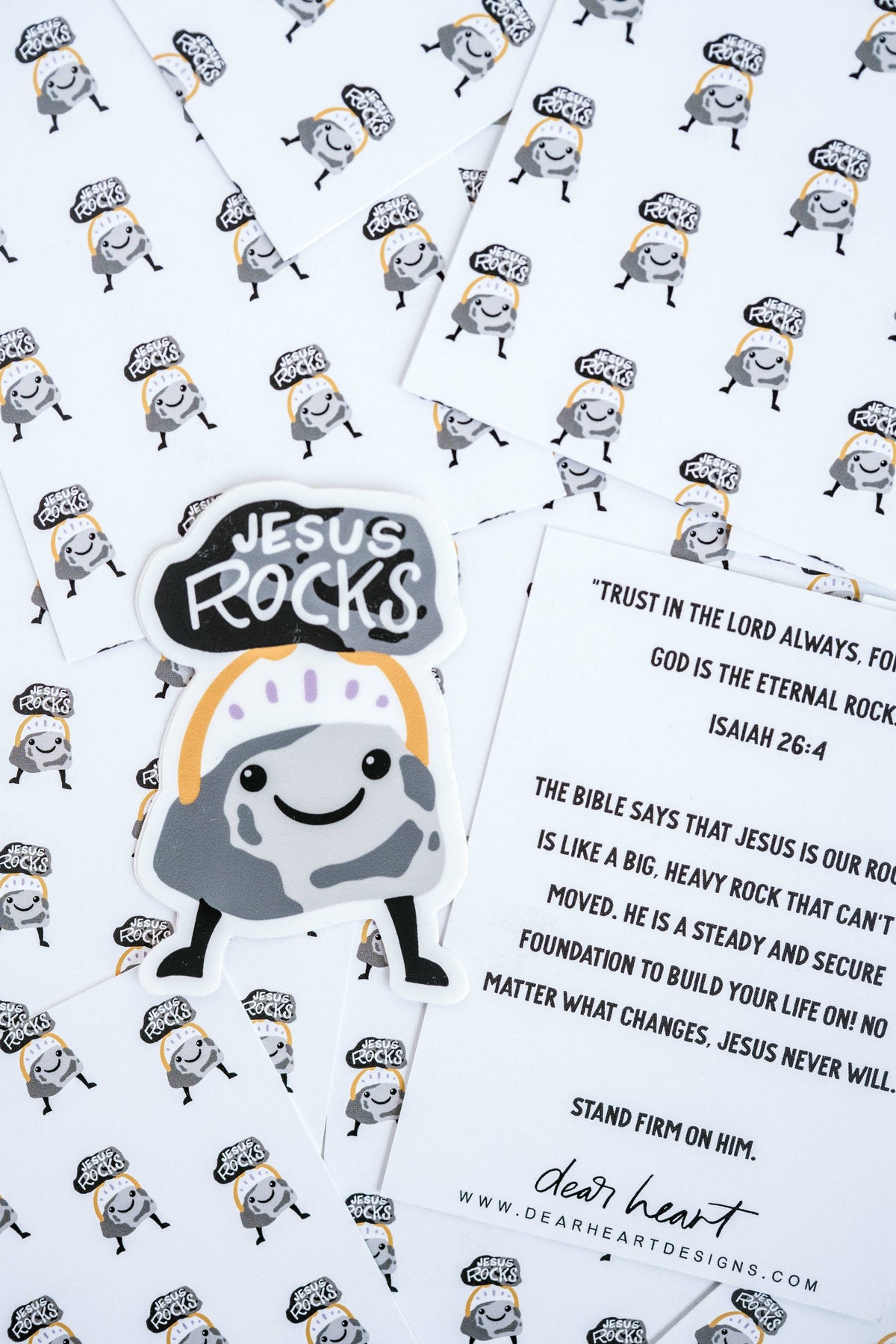 Jesus Rocks Sticker
