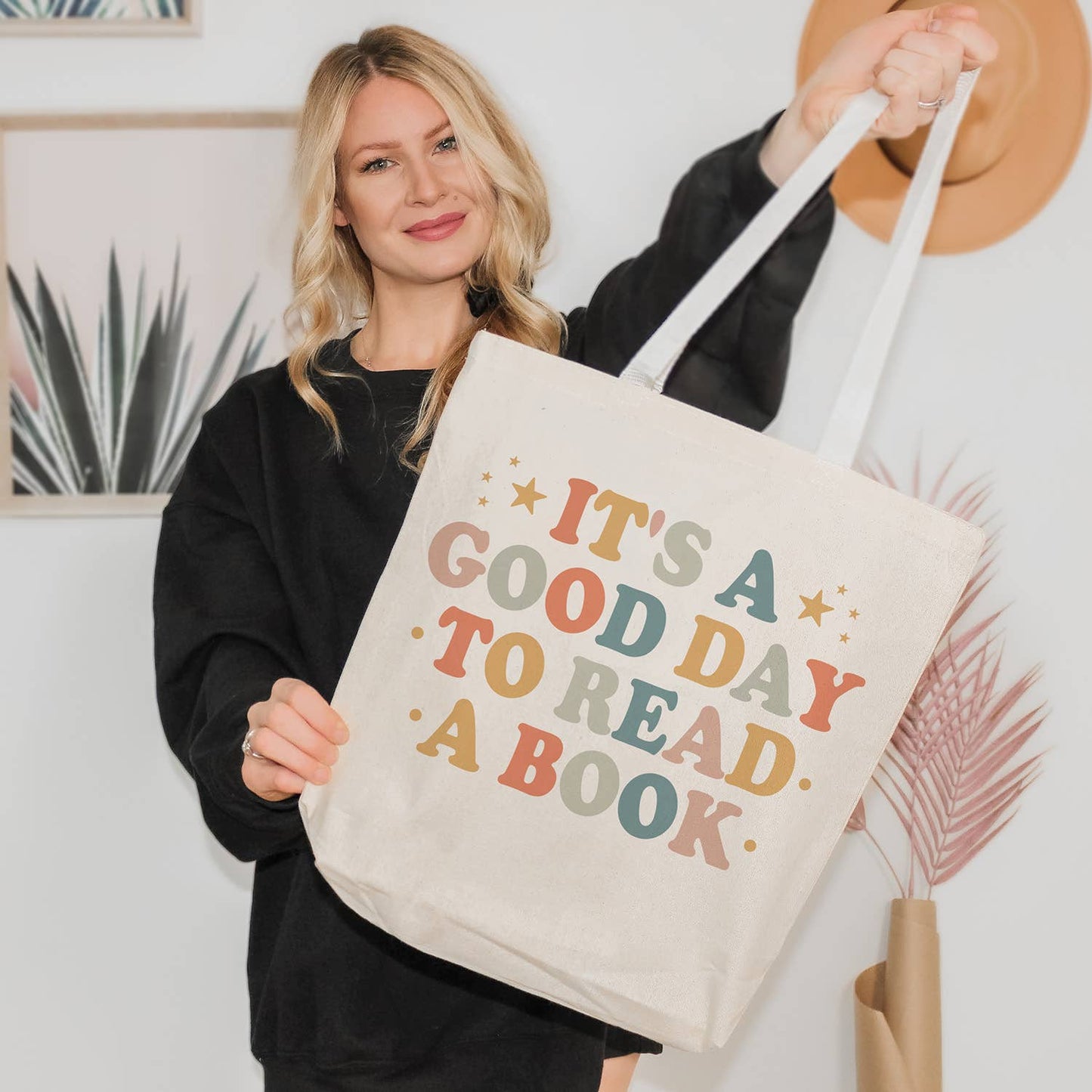 Good Day To Read A Book Tote Bag