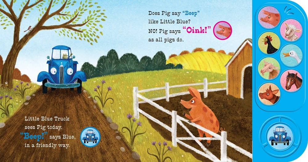What Do You Say, Little Blue Truck? | Sound Book
