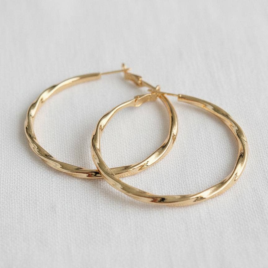 Gold Hoop Earrings