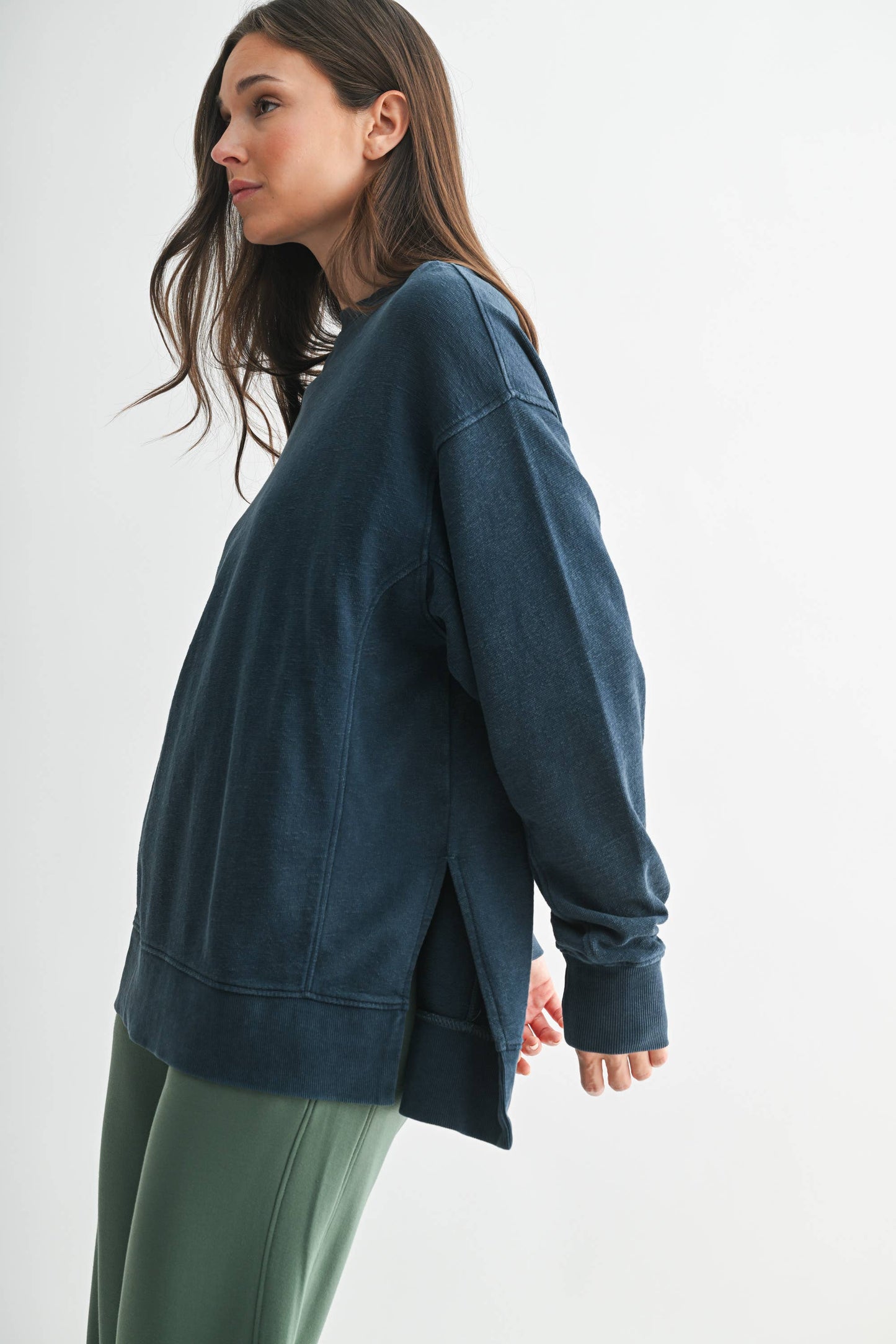 Highland Jacquard Boxy Long Sleeve