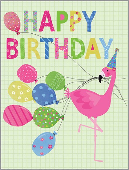 Birthday Card | Flamingo
