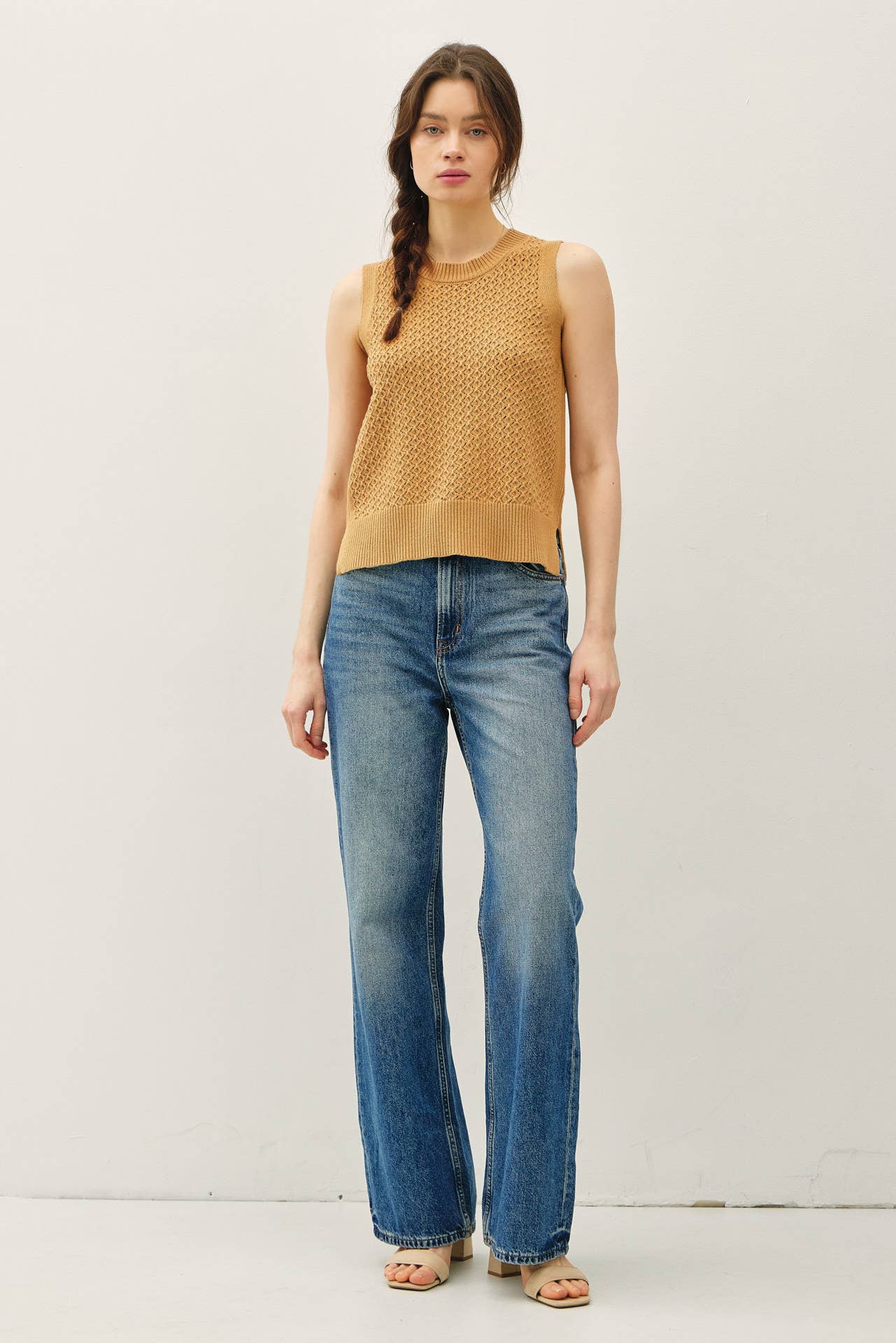 Sleeveless Knit Top