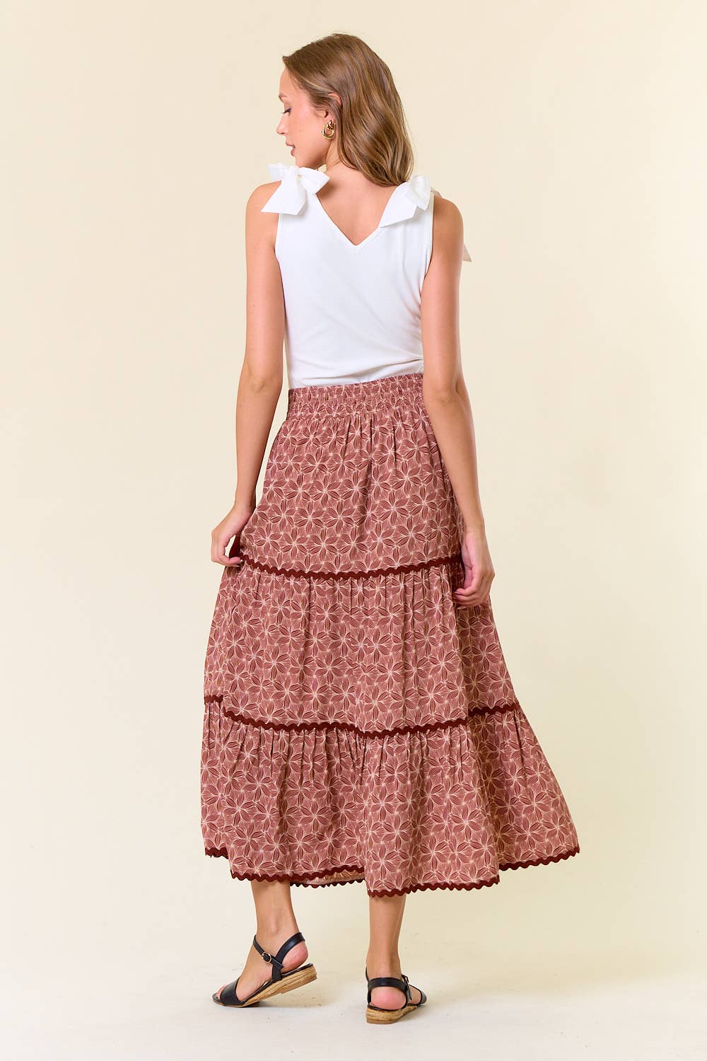 Tiered Maxi Skirt