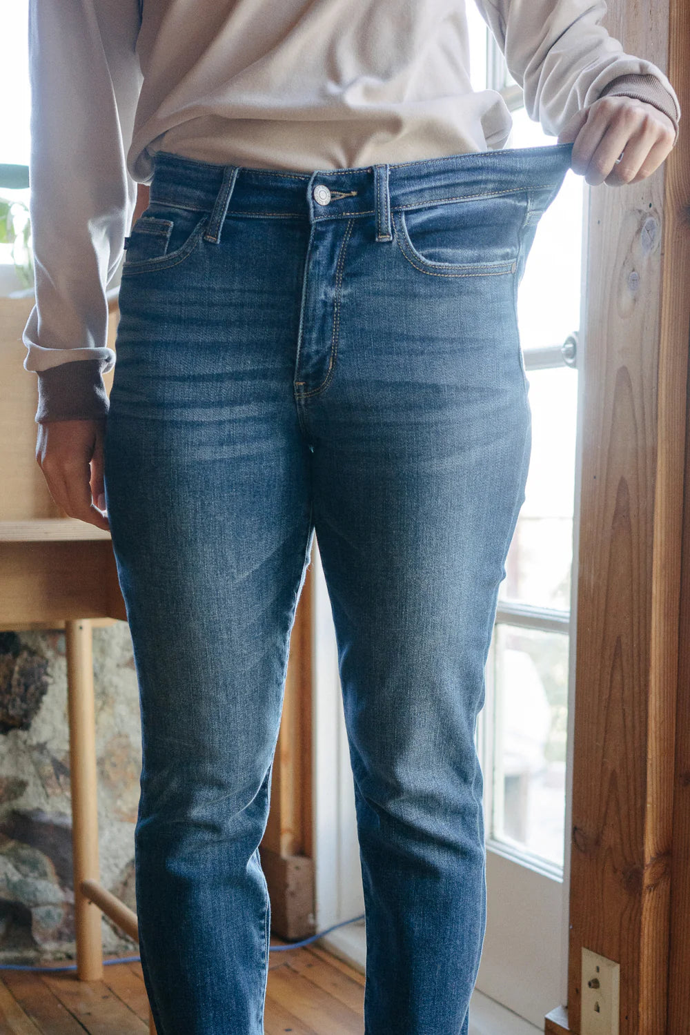 Mid-Rise | Boyfriend | Cuffed Jeans