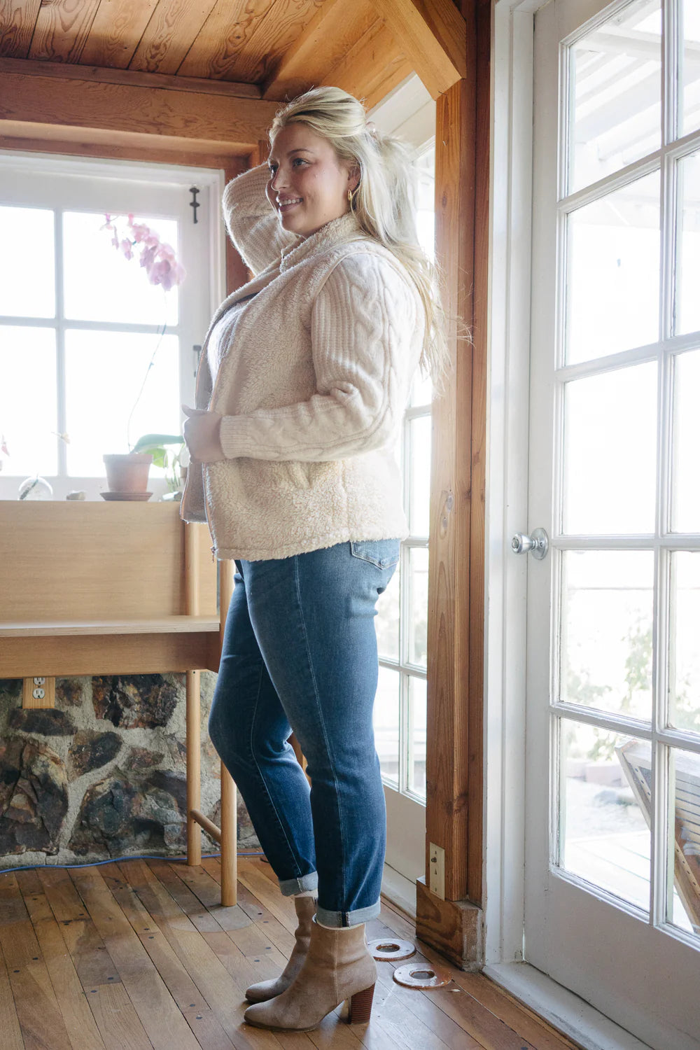 Mid-Rise | Boyfriend | Cuffed Jeans
