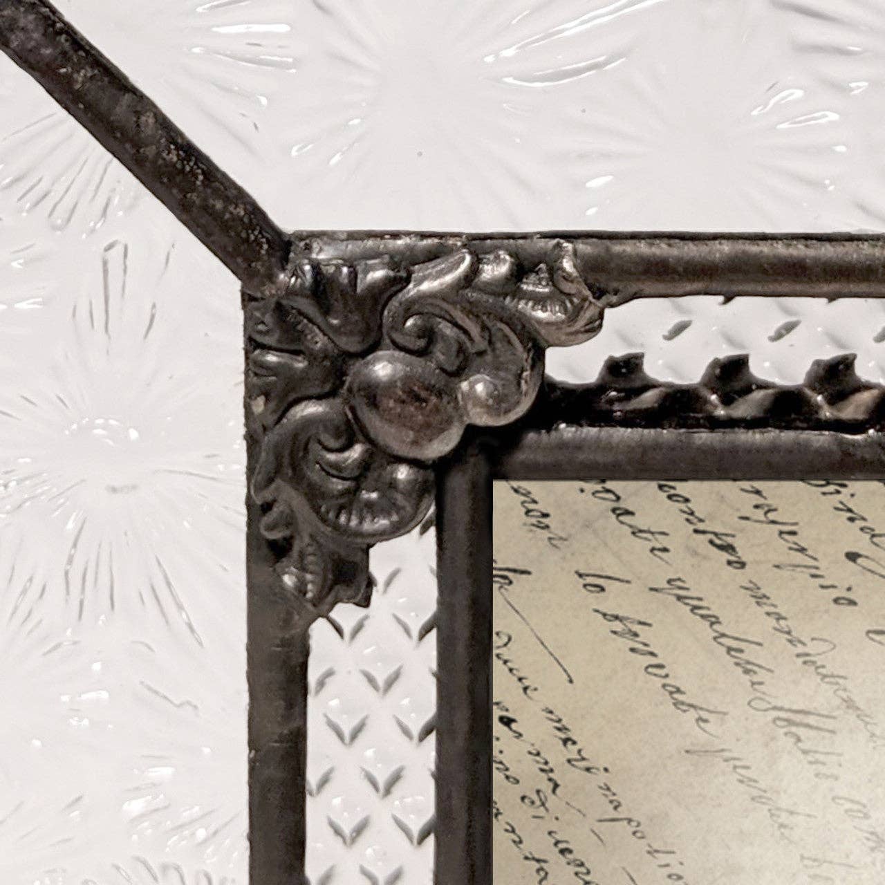 Vintage Embossed Glass Picture Frame Collection