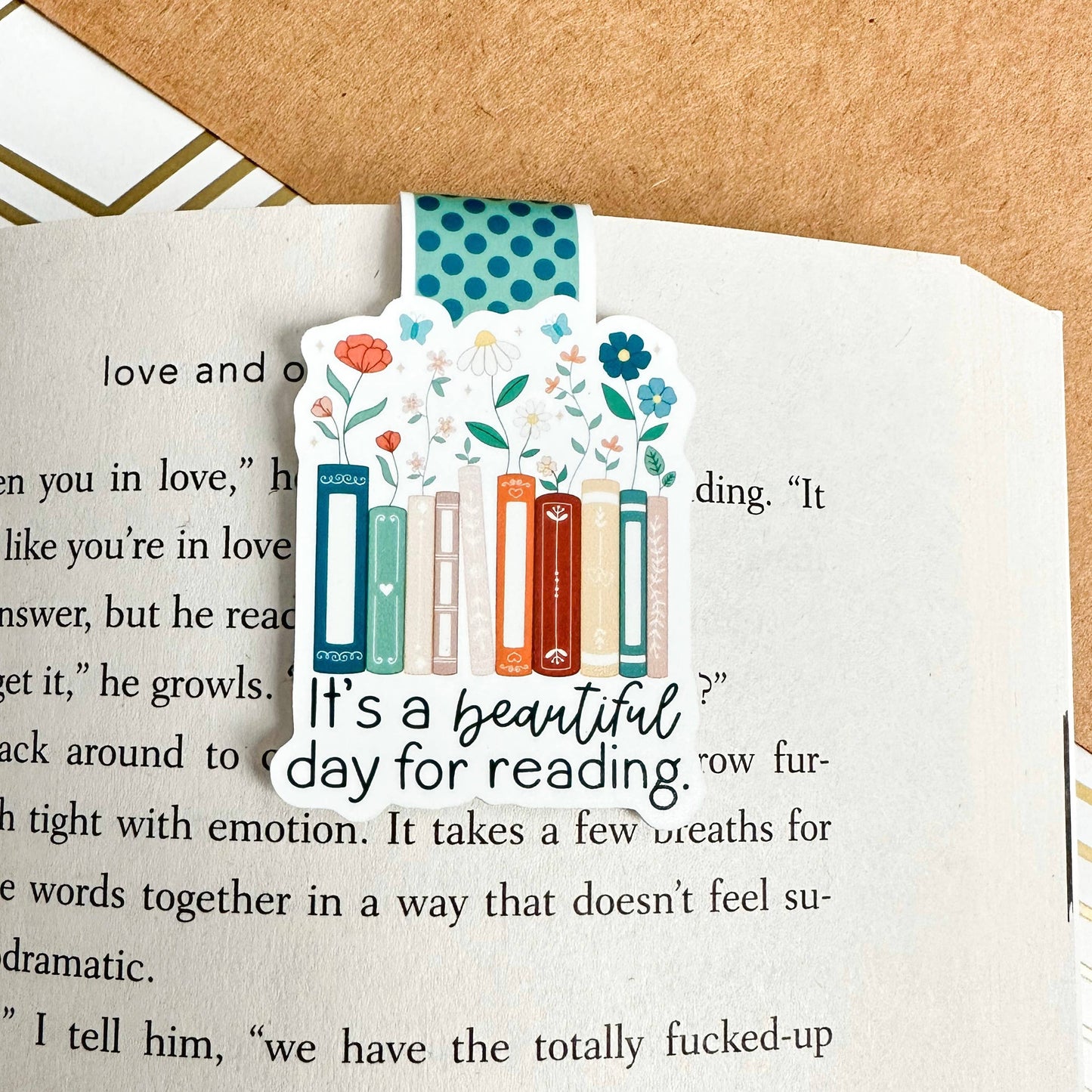 Magnetic Bookmark | Beautiful Day