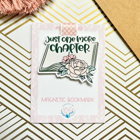 Magnetic Bookmark | Just One More Chapter