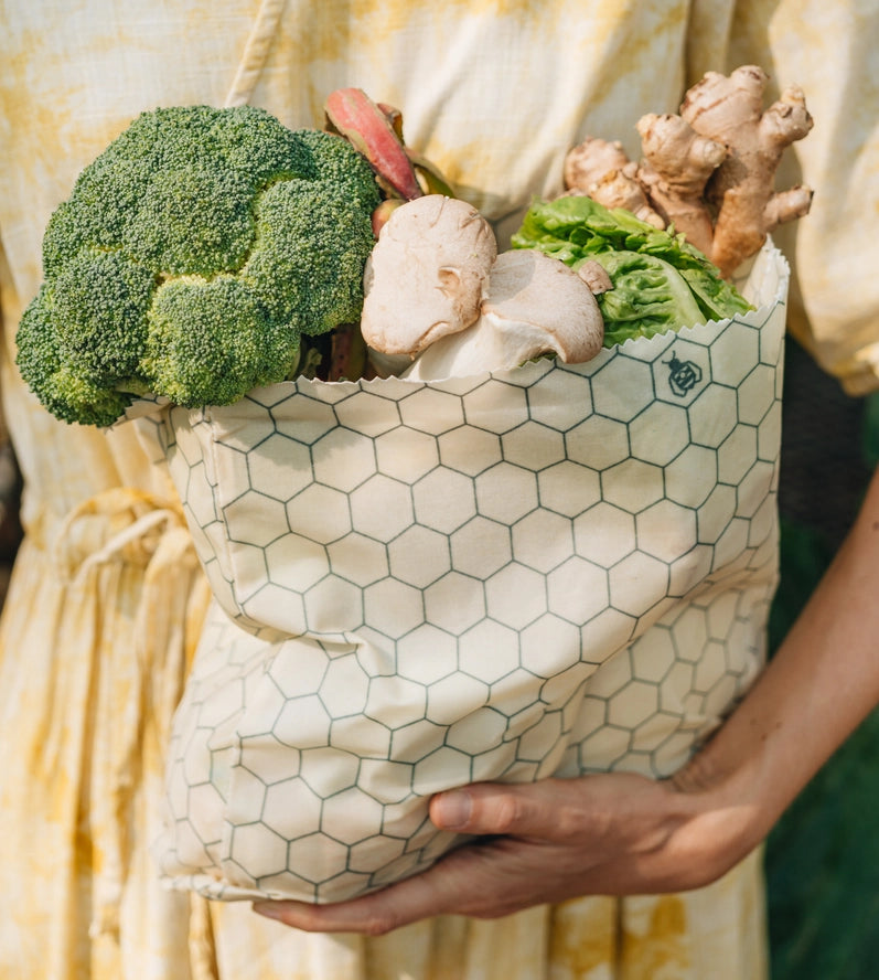 Reusable Beeswax Bread Bag | Large