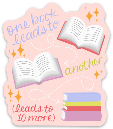 Sticker | One Book Leads To Another