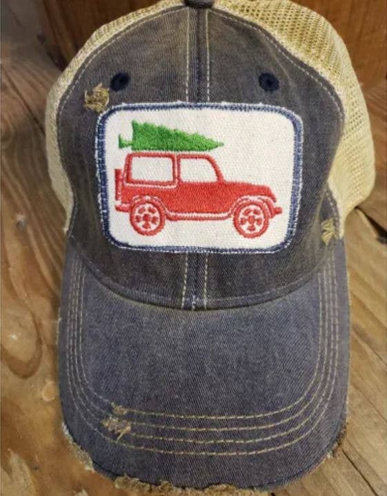 Trucker Hat | Christmas Jeep