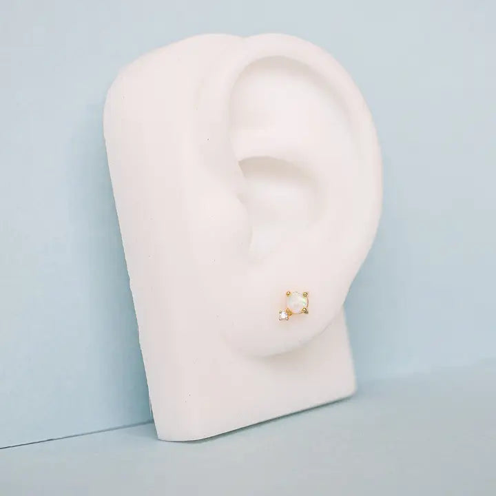 Evangeline Flat Back Stud