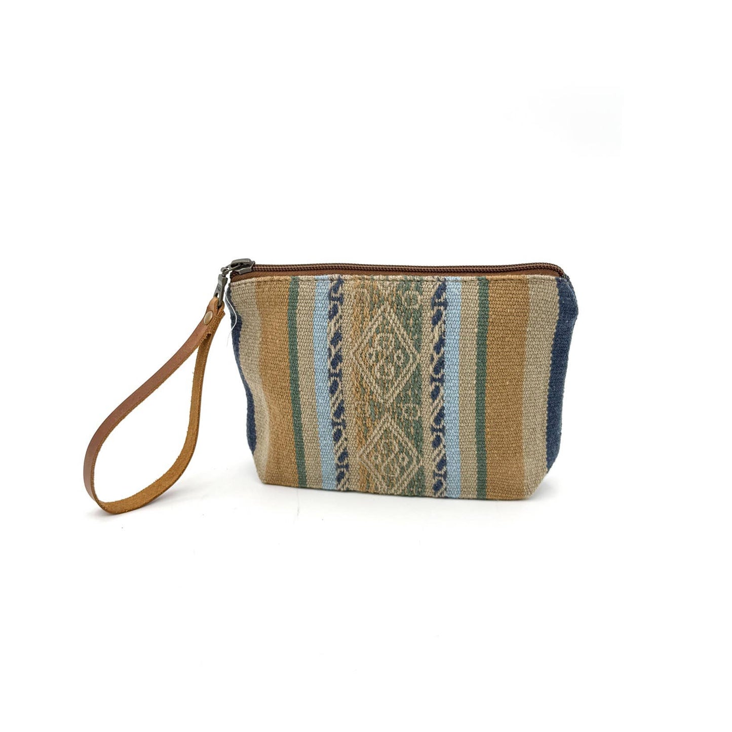 Makeup Pouch in Bolivian Wool | Mist