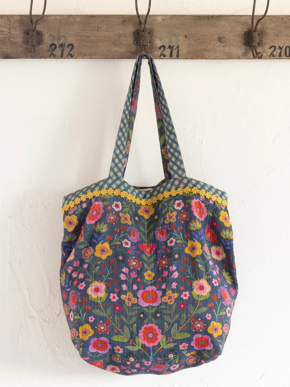 Cotton Gauze Reversible Tote Bag