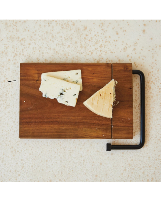 Acacia Wood & Stainless Steel Cheese Slicer