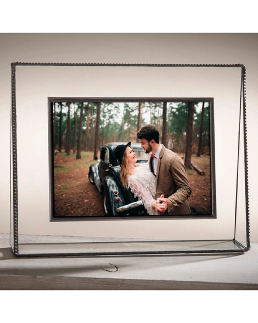 Beaded Glass Picture Frame | 4x6 Horizontal