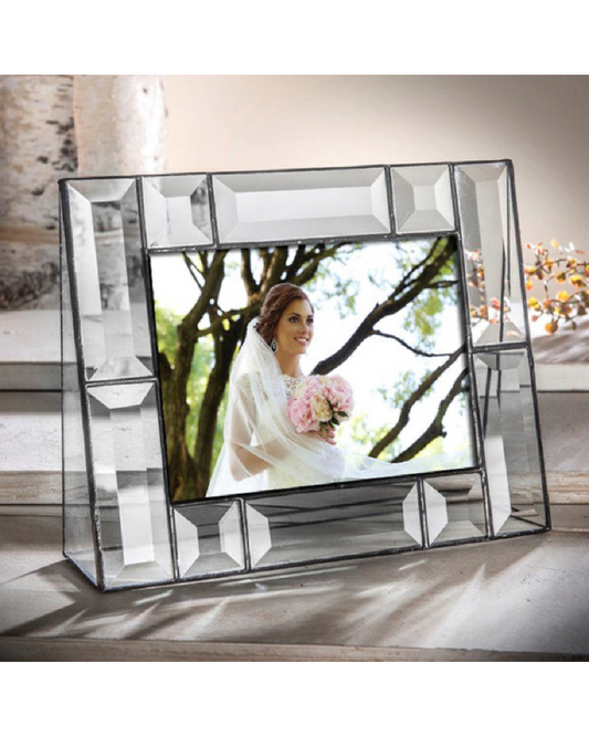 Beveled Glass Picture Frame | 5x7 Horizontal
