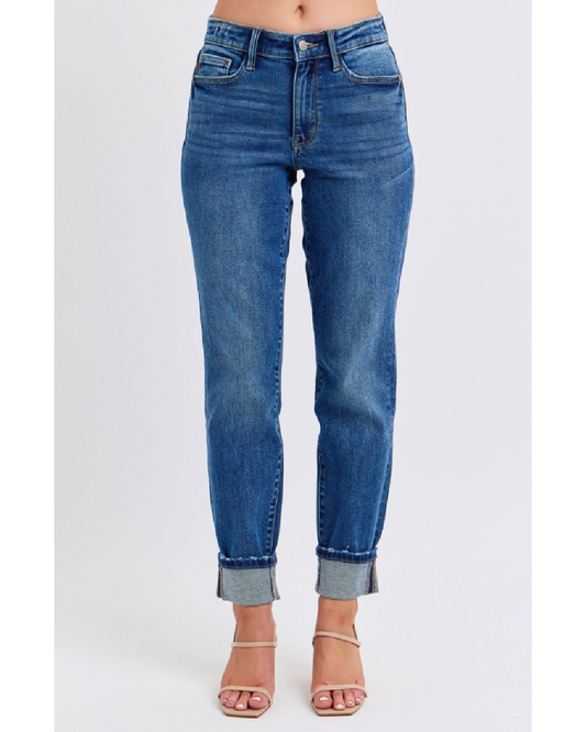 Mid-Rise | Boyfriend | Vintage Wash Jeans