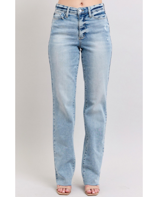 Mid-Rise | Dad Jean | Light Wash Jeans
