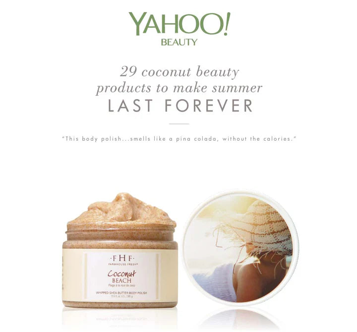 Coconut Beach® Whipped Shea Butter Body Polish 12 oz/13.6 oz