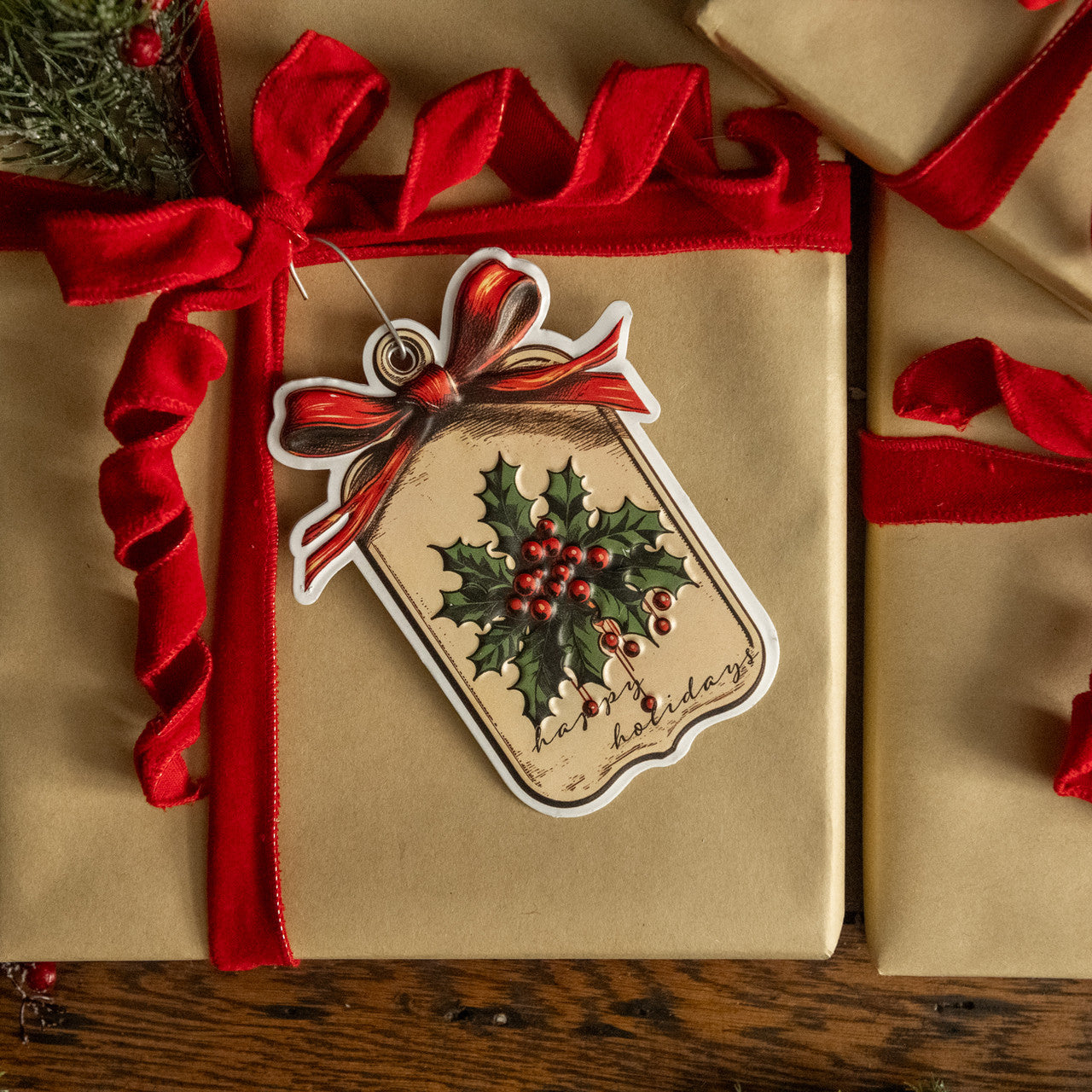 Happy Holidays Ornament