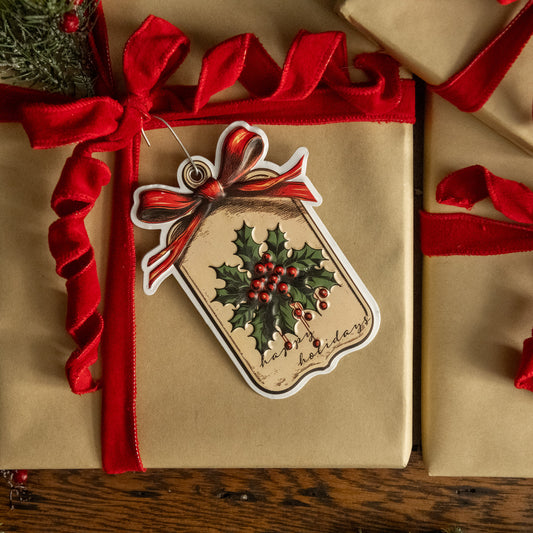 Happy Holidays Ornament