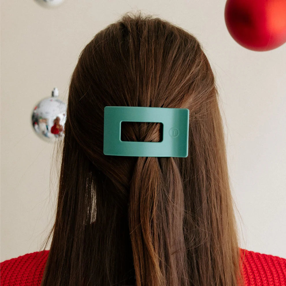 Fir Real Flat Rectangle Hair Clip