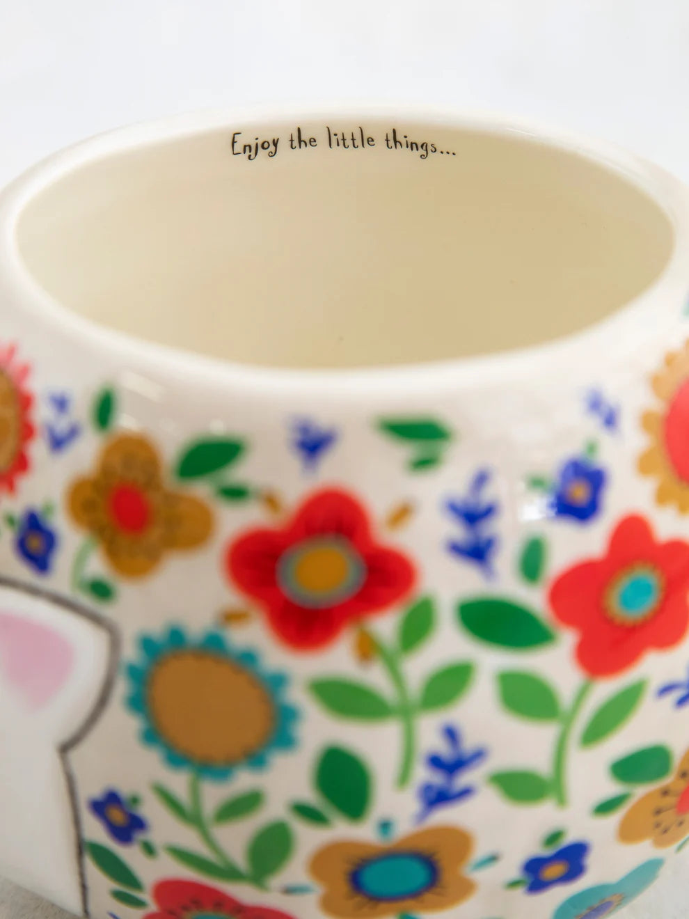Folk Art Coffee Mug | Harriet The Hedgehog